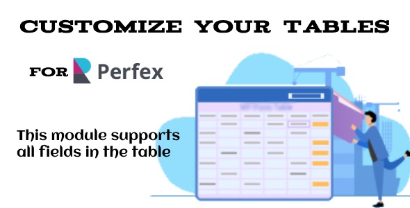 Adjustable Table List Headings For Perfex CRM